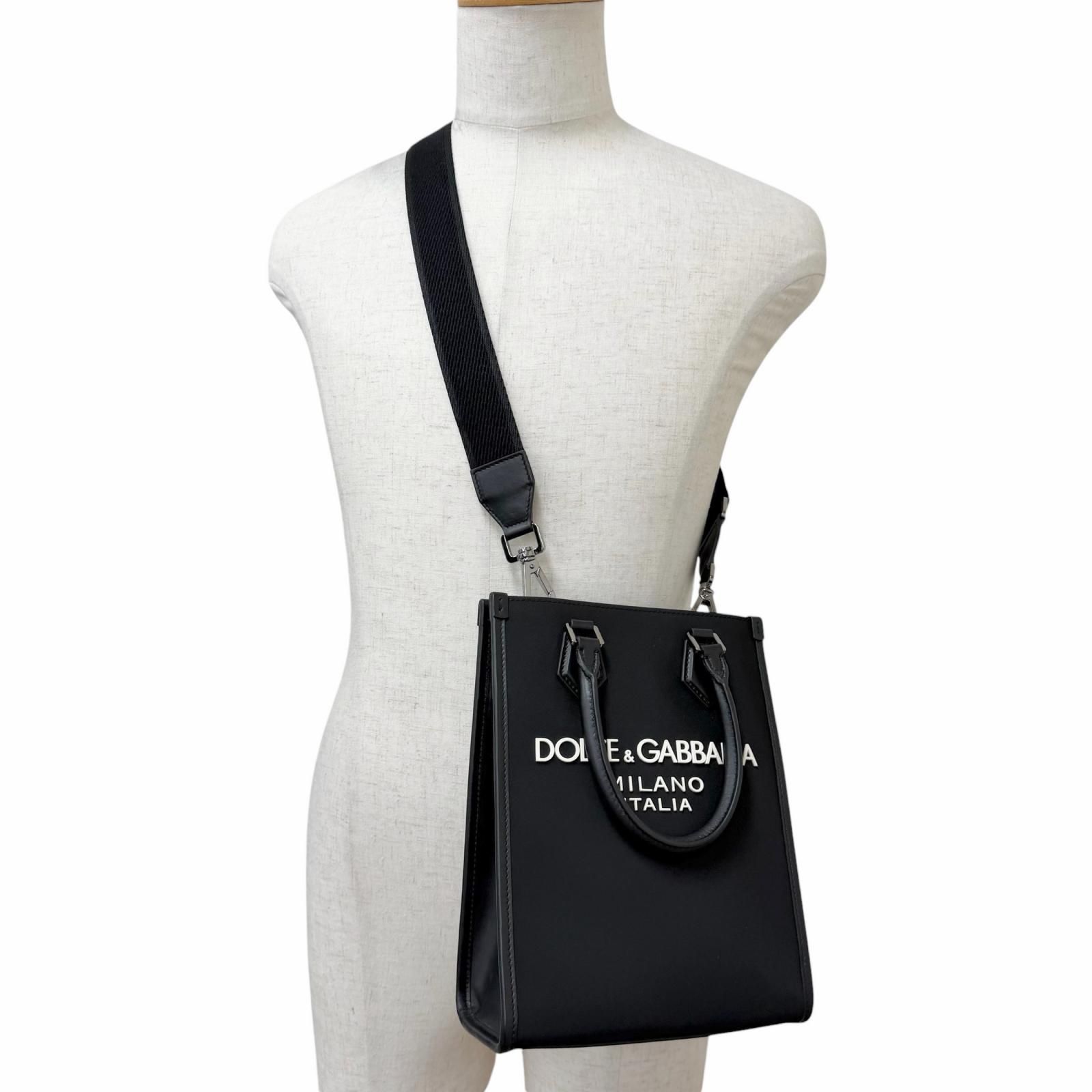 極美品□DOLCE&GABBANA ドルチェ＆ガッバーナ スモール ナイロン 