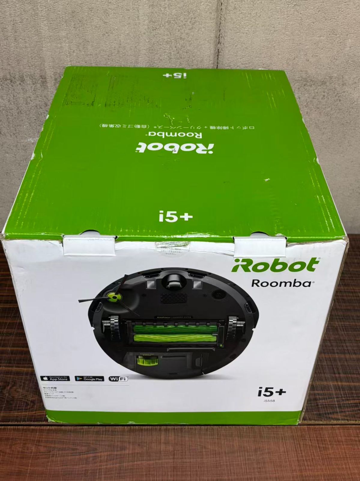 【外箱開封・未使用品】ルンバ i5+ ロボット掃除機 自動ゴミ収集 水洗いできるダストボックス wifi対応 マッピング 自動充電 i555860 Alexa対応
