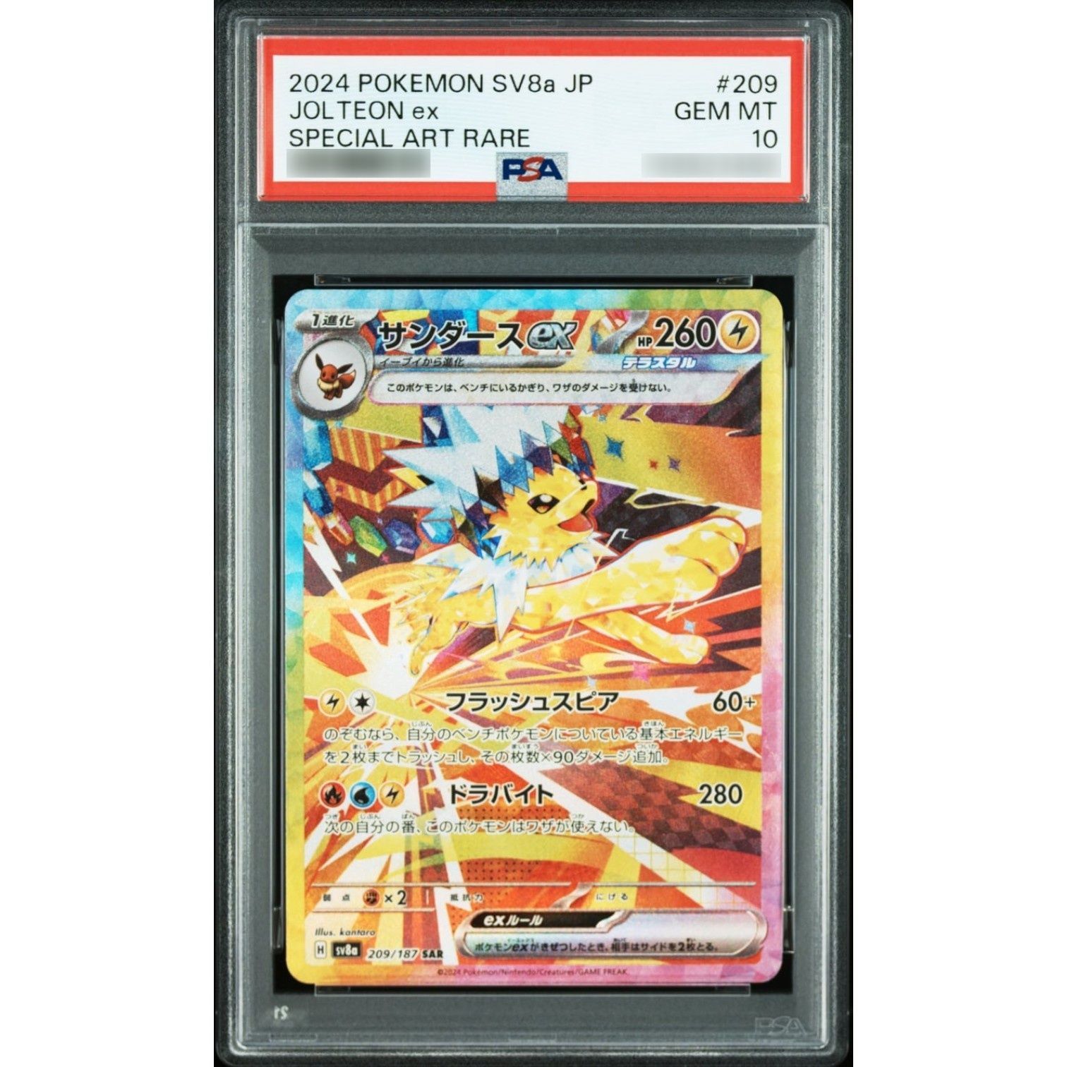 〔PSA10鑑定済〕サンダースex【SAR】{209/187} 14,652円