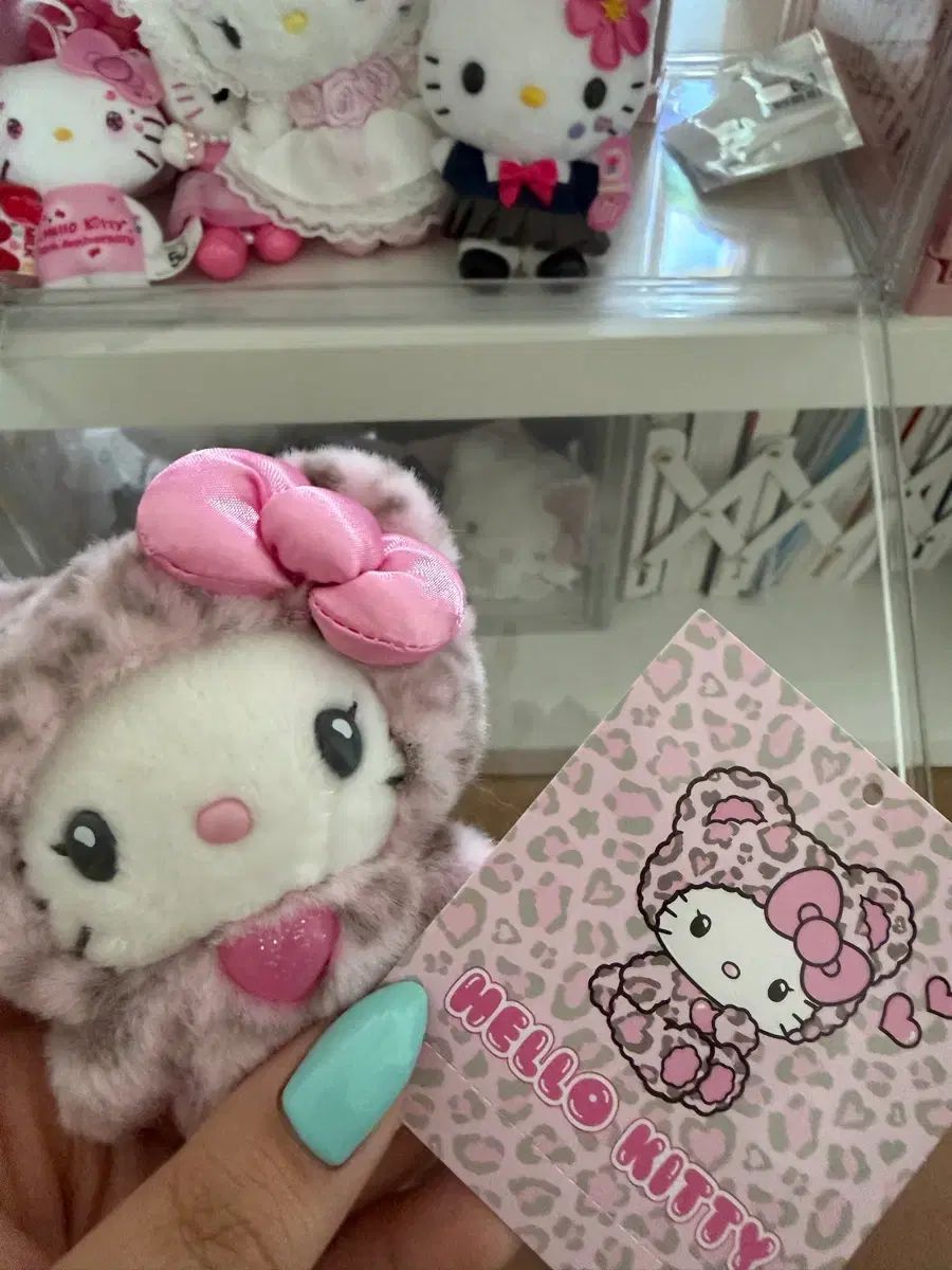 正規品) ギャルくま キティ マスコット レオパードピンク