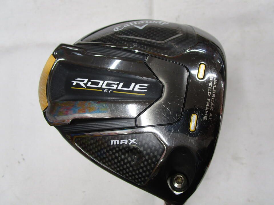 キャロウェイ　ROGUE ST MAX　9度　◆リシャフト◆Proforce　V2　F4フレックス　ドライバー　中古　ゴルフドゥ！札幌東苗穂店【最短即日発送】