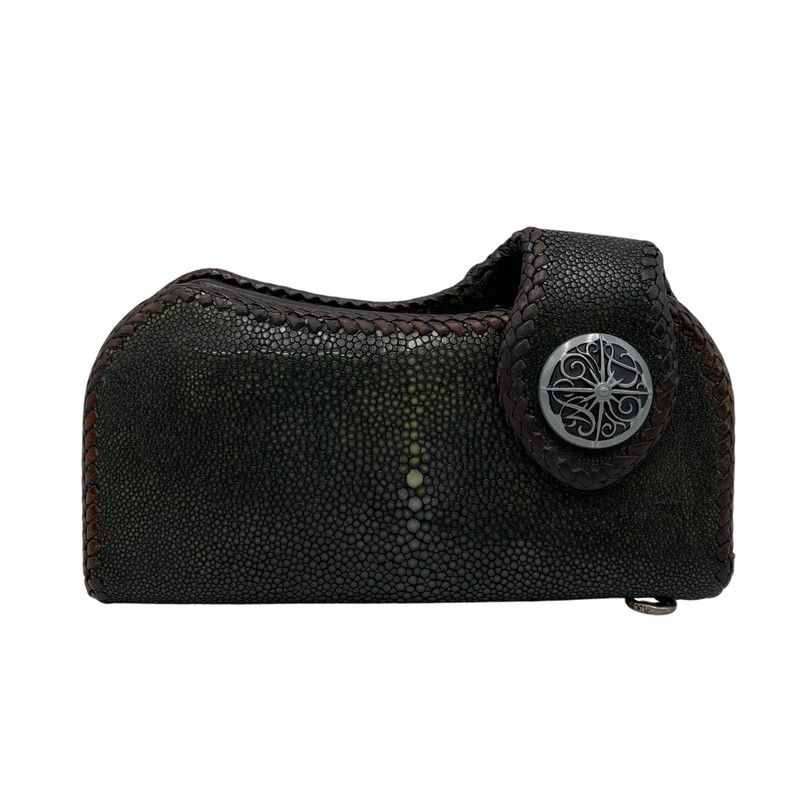【現状渡し品】 SAAD サード STINGRAY LEATHER CONCHO LONG WALLET スティングレイ レザー コンチョ ロング ウォレット 財布 【200-260610-kh-03-izu】