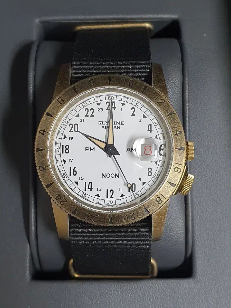 GLYCINE エアマン ヴィンテージ 文字盤 GL0378 (22年11月)