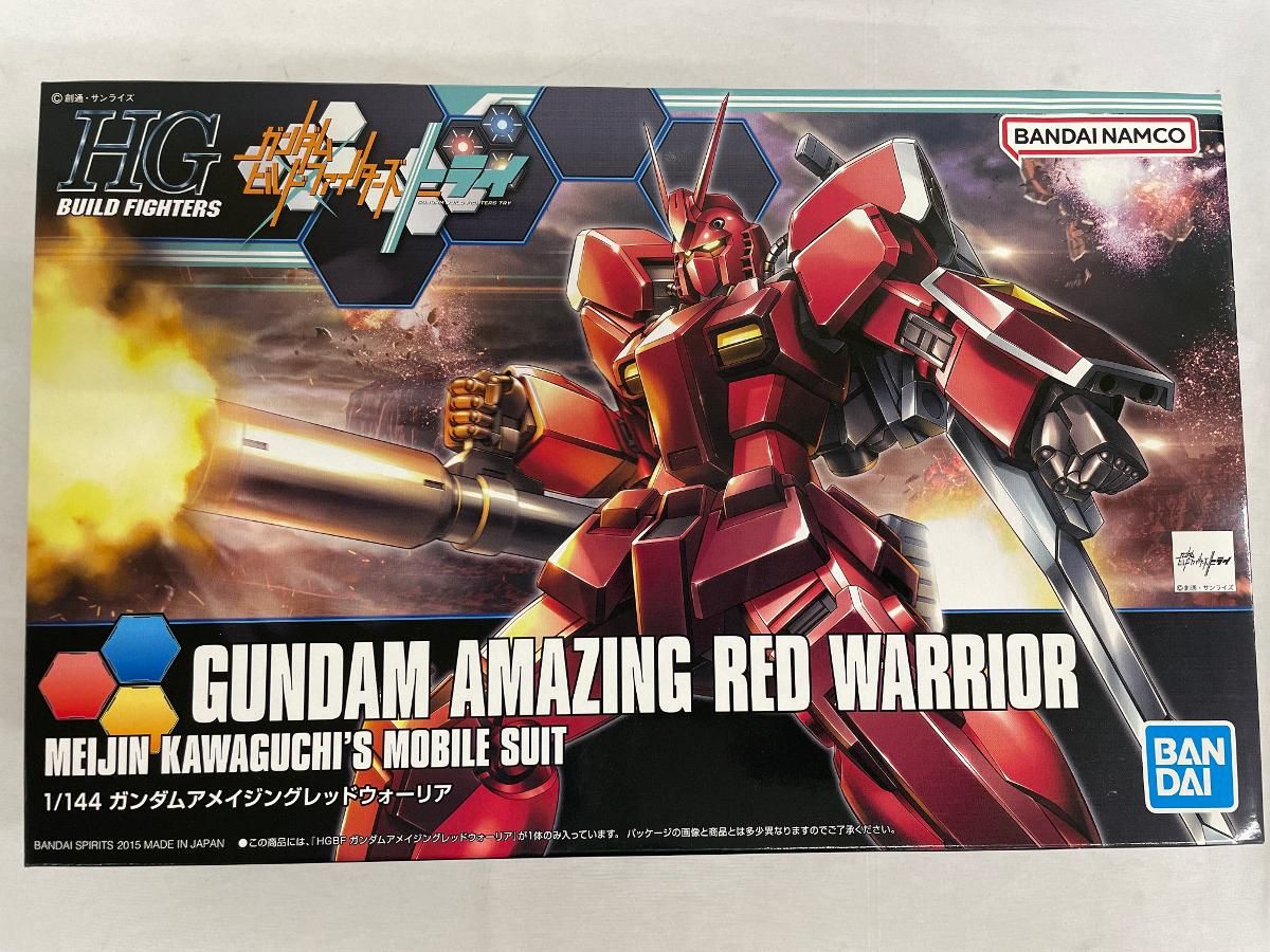 【未開封】1/144 HGBF ガンダム アメイジングレッドウォーリア 「ガンダムビルドファイターズトライ」
