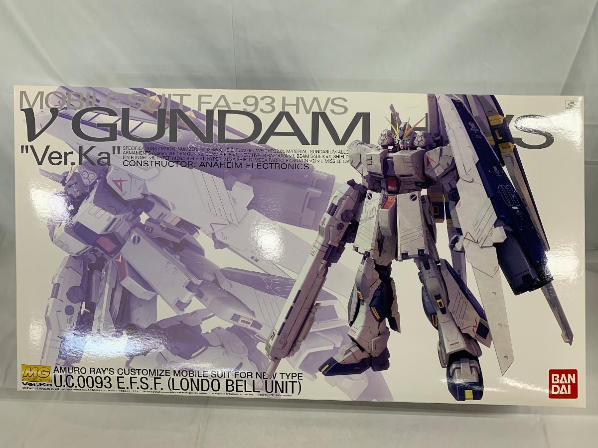 ♪【未開封】MG 1/100 νガンダム HWS Ver.Ka■＊同梱不可