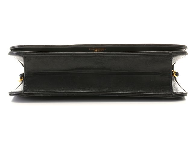 CHANEL シャネル バッグ マトラッセ23 プッシュロックフルフラップ チェーンシュルダー ブラック バッグ ショルダーバッグ ラムスキン ブラック/GP レディース【中古】471