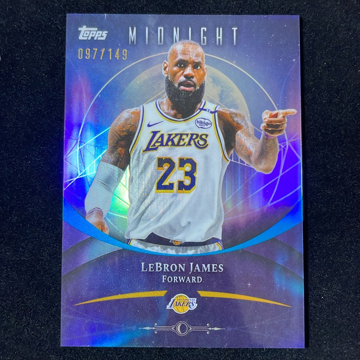 Lebron James レブロン・ジェームズ Topps Midnight 2025-26 /149 レイカーズ Lakers
