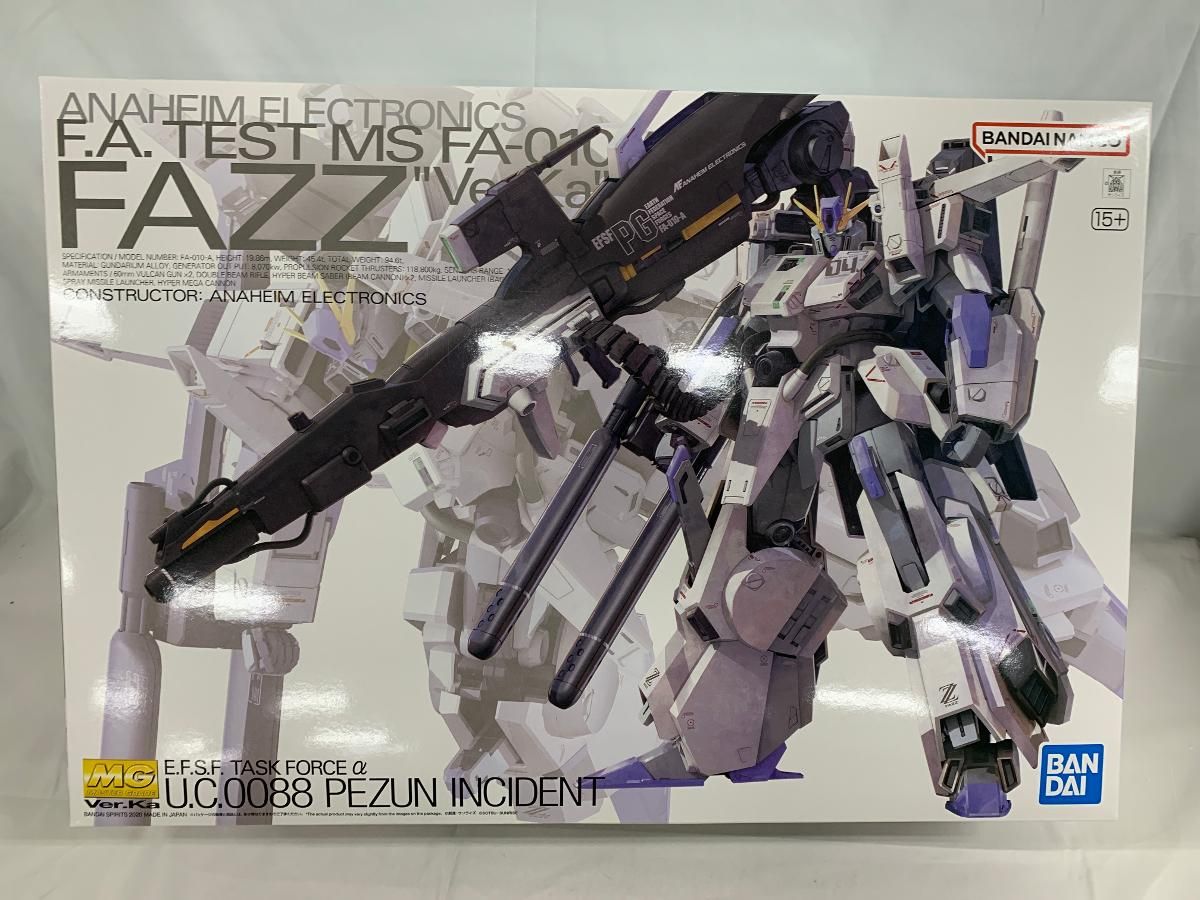 ♪【未開封】MG 機動戦士ガンダムセンチネル FAZZ Ver.Ka 1/100スケール 色分け済みプラモデル■＊同梱不可