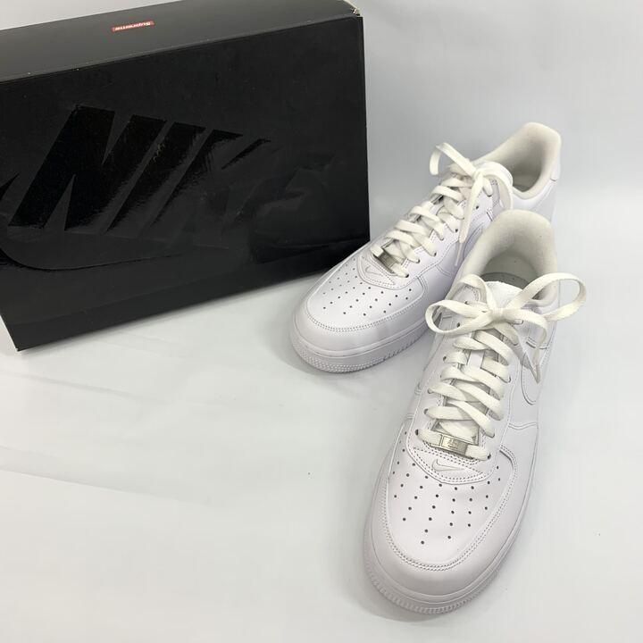 未使用展示品 Supreme × Nike Air Force 1 Low CU9225-100 スニーカー 28.5cm ホワイト _201068