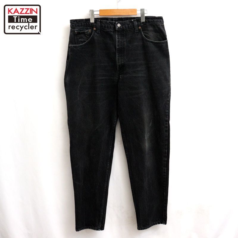 90s vintage Levi's 550 ブラック デニムパンツ メンズ XLサイズ相当 ビッグサイズ オーバーサイズ