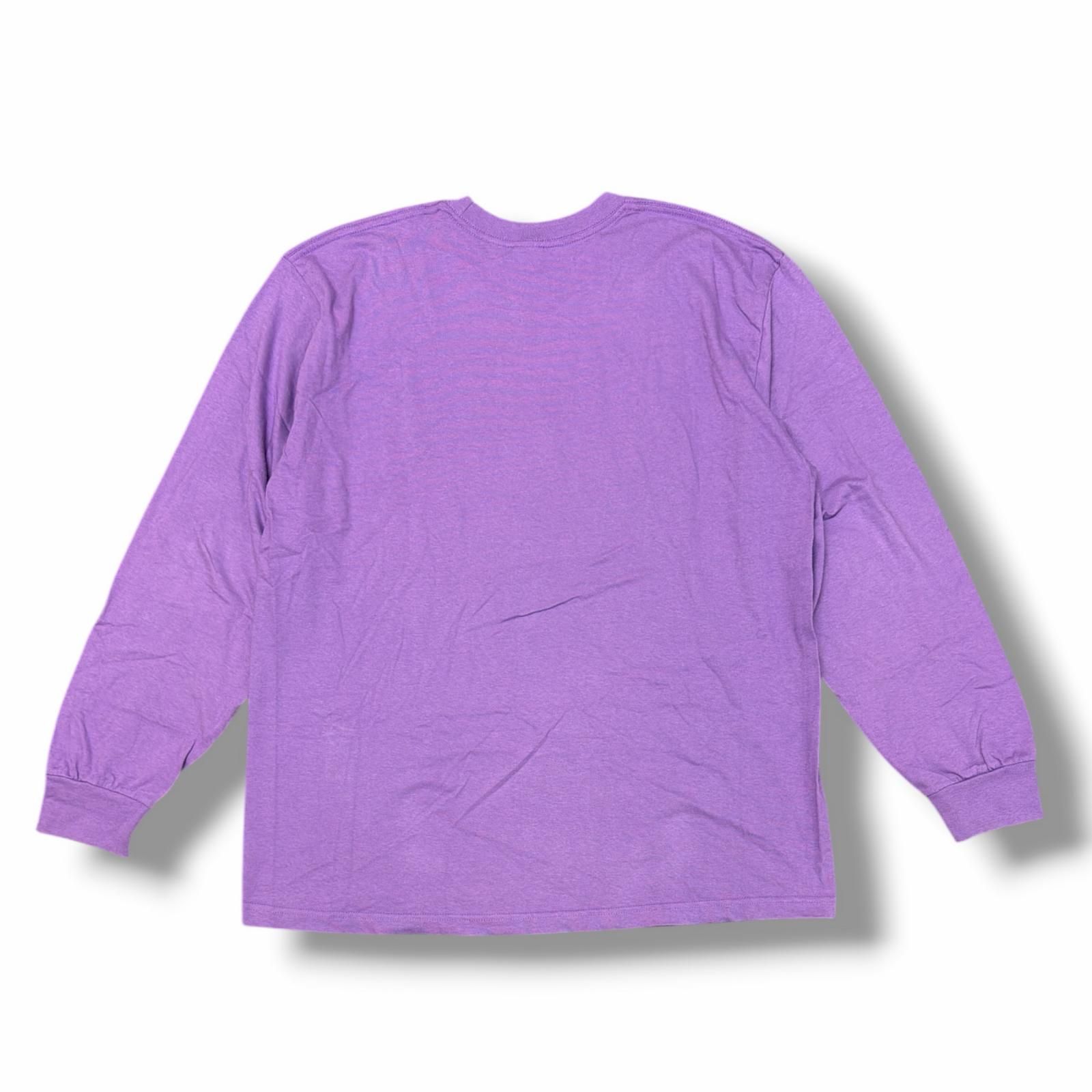 Supremeボックスロゴ ロンT パープル Lサイズ Supreme BOX logo long T-shirt ボックスロゴロングTシャツ 長袖