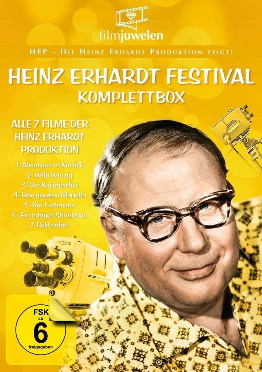 Heinz Erhardt Festival - Komplettbox (HEP - Die Heinz Erhardt Produktion zeigt...): Fernsehjuwelen [DVD]