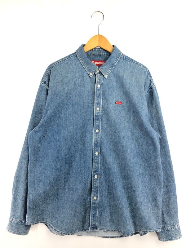 【中古品】 SUPREME シュプリーム 23FW SMALL BOX DENIM SHIRT スモール ボックス デニム シャツ 長袖シャツ トップス 【149-260610-rt-05-tagh】