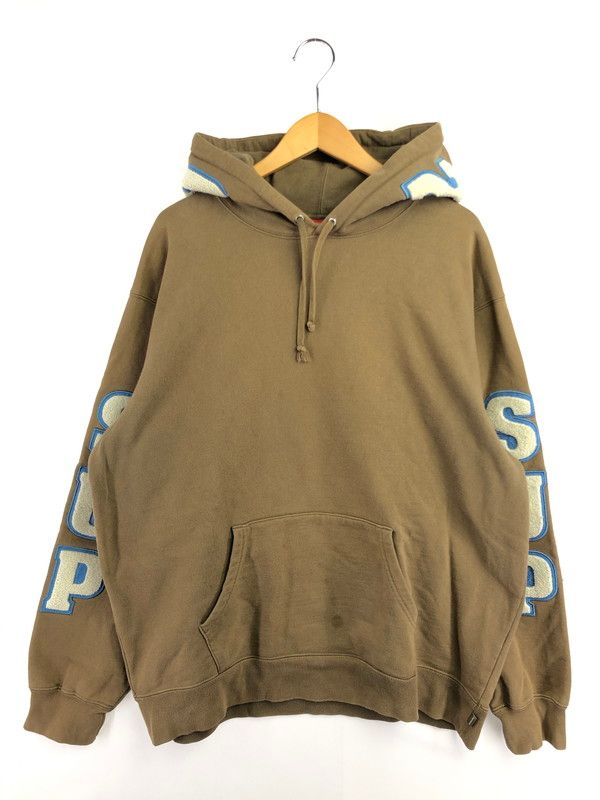 【中古品】 SUPREME シュプリーム 22SS TEAM CHENILLE HOODED SHIRT チーム シェニール パーカー トップス 【149-260610-rt-09-tagh】