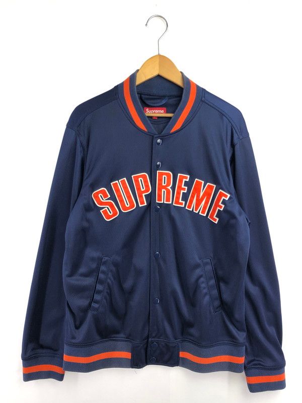 【中古品】 SUPREME シュプリーム 15SS MESH VARSITY JACKET メッシュ バーシティー ジャケット アウター 【149-260610-rt-15-tagh】
