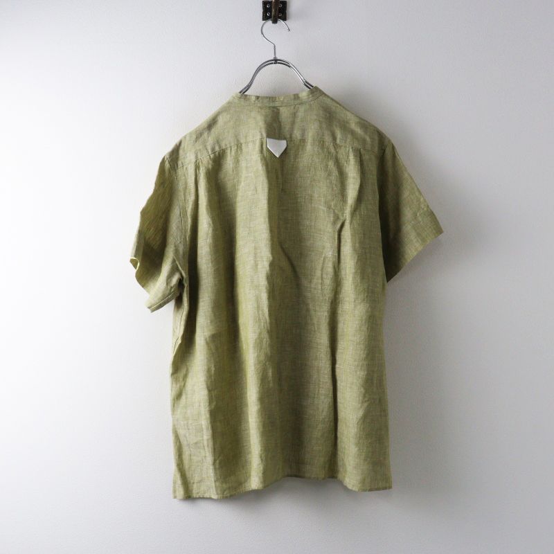 【マーガレットハウエル】美品★22SS オーガニックリネンシャツ 長袖 F 未使用 22SS マーガレットハウエル MARGARET HOWELL CHAMBRAY LINEN