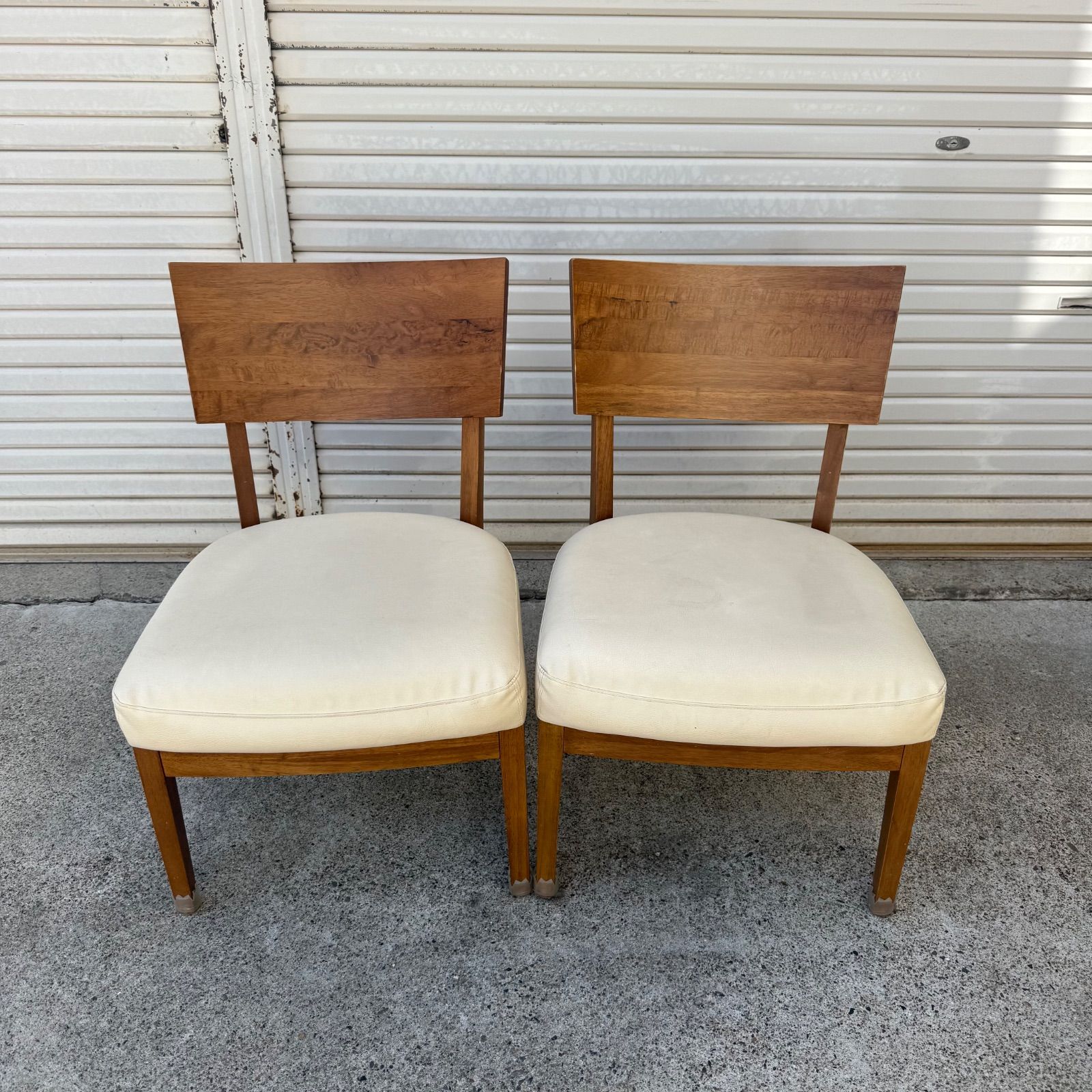 カリモク ダイニングチェア 2脚セット CN7205WQE 美品 karimoku 椅子 