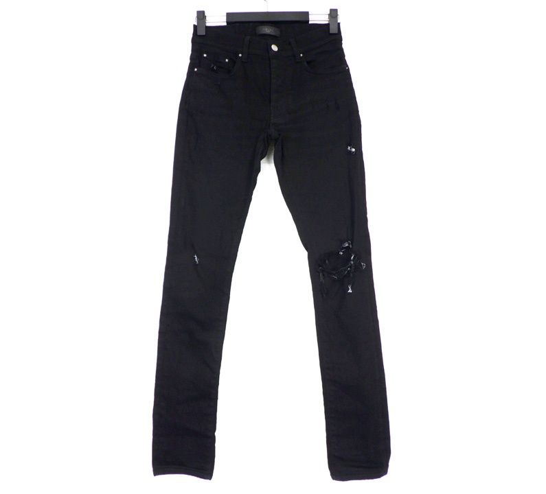 アミリ AMIRI ダメージ加工 スキニー デニム パンツ w27241 - メルカリ