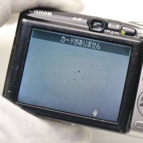 良品中古 IXY DIGITAL 800 IS シルバー 即日発送 Canon デジカメ 