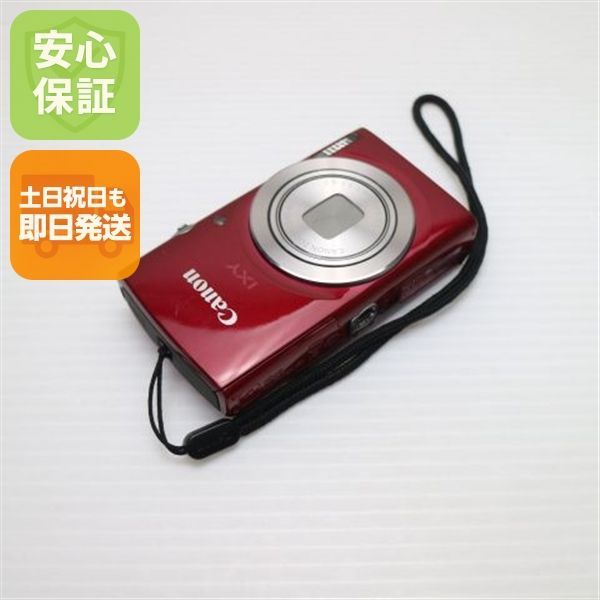 超美品 IXY 180 レッド 即日発送 コンデジ Canon 本体 土日祝発送OK 01000