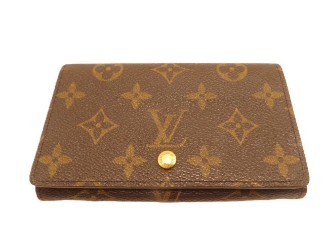 LOUIS VUITTON ルイ・ヴィトン バッグ ポルトフォイユ・トレゾール モノグラム ｻｲﾌ･小物 M61736 長財布 モノグラムキャンバス ブラウン ユニセックス【中古】431