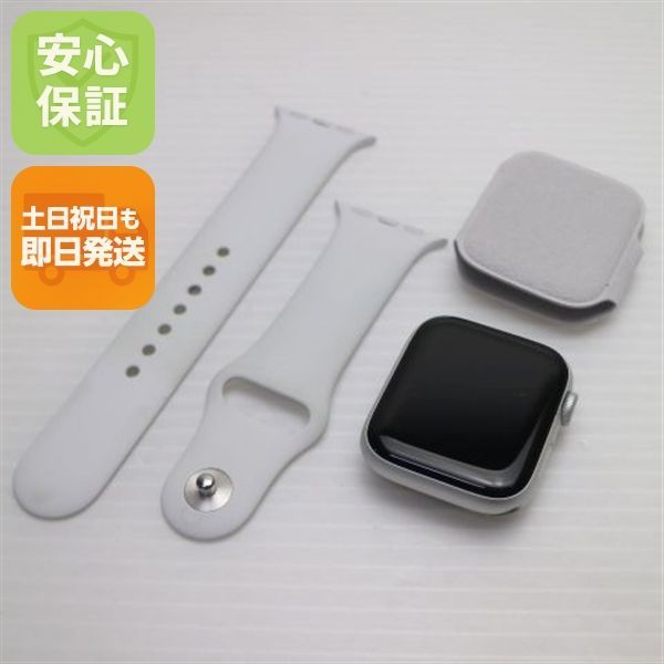 超美品 Apple Watch series4 44mm GPSモデル シルバー 土日祝発送OK 01000