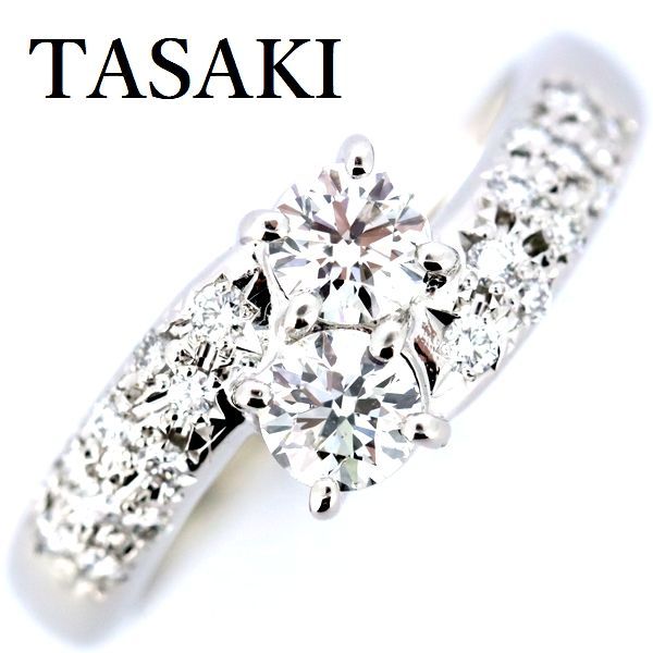 田崎真珠 TASAKI ダイヤモンド 0.75ct リング Pt900 - メルカリ