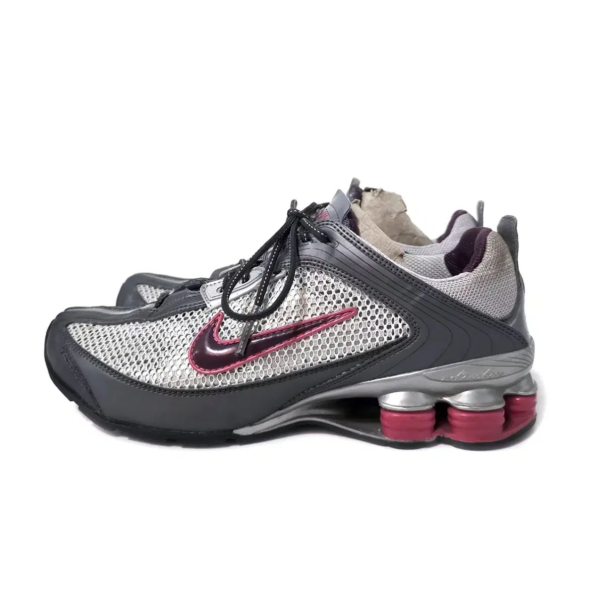 245 NIKE ショックス ドライ OVERDRIVE グレー