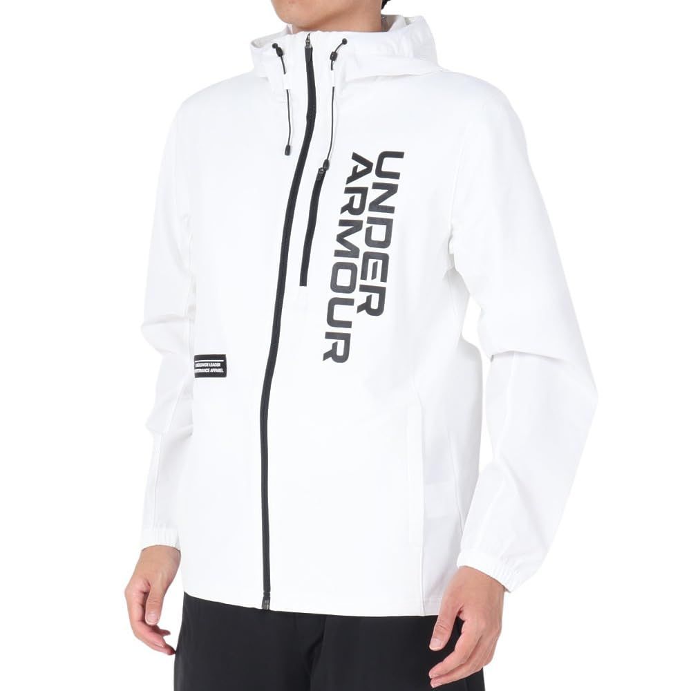 [アンダーアーマー] UA BRUSHED WOVEN JACKET White LG [ホワイト] [L]
