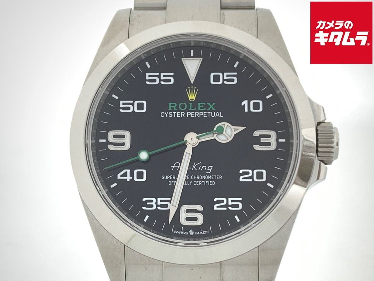 【中古】 【美品】 ロレックス(ROLEX) エアキング ブラック 126900 ステンレス