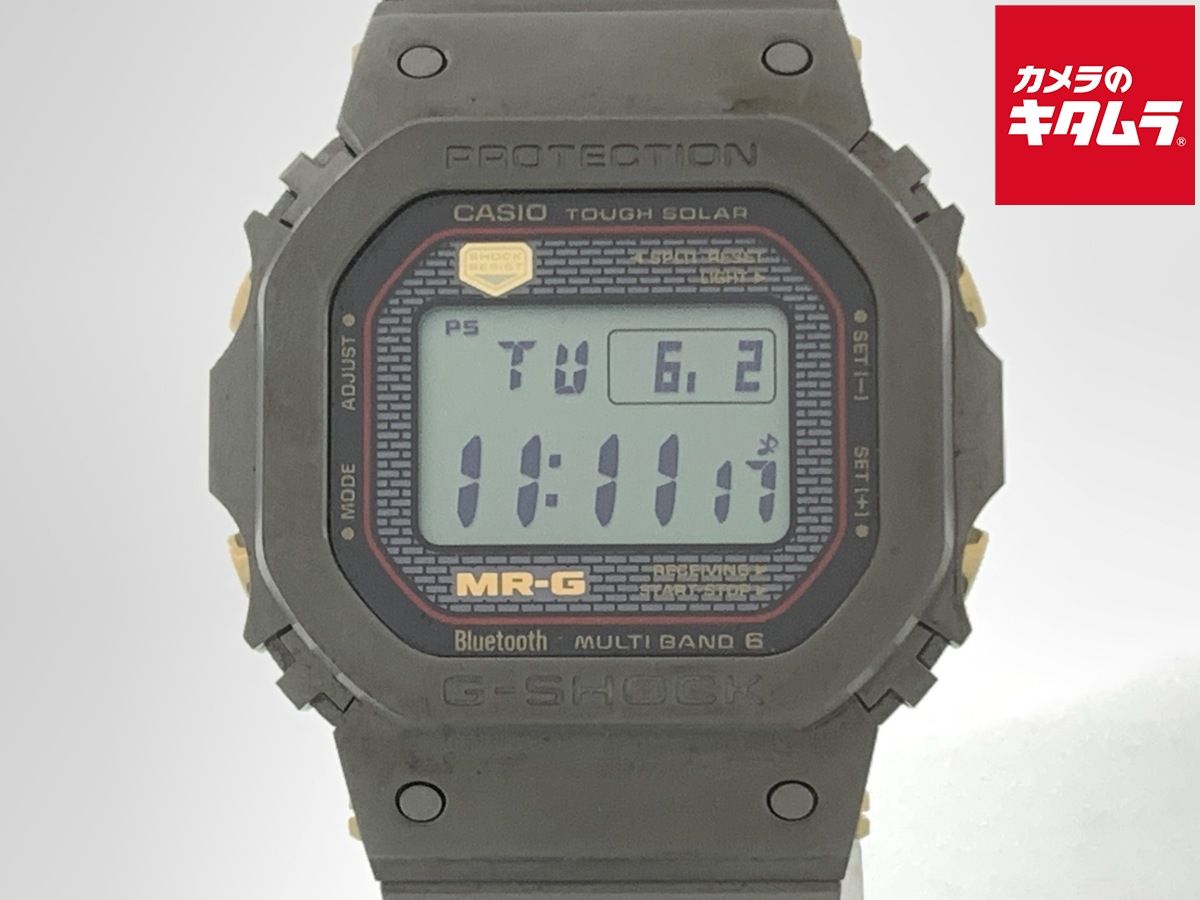良品】 カシオ G-SHOCK ブラック MRG-B5000B-1JR チタン-極美品