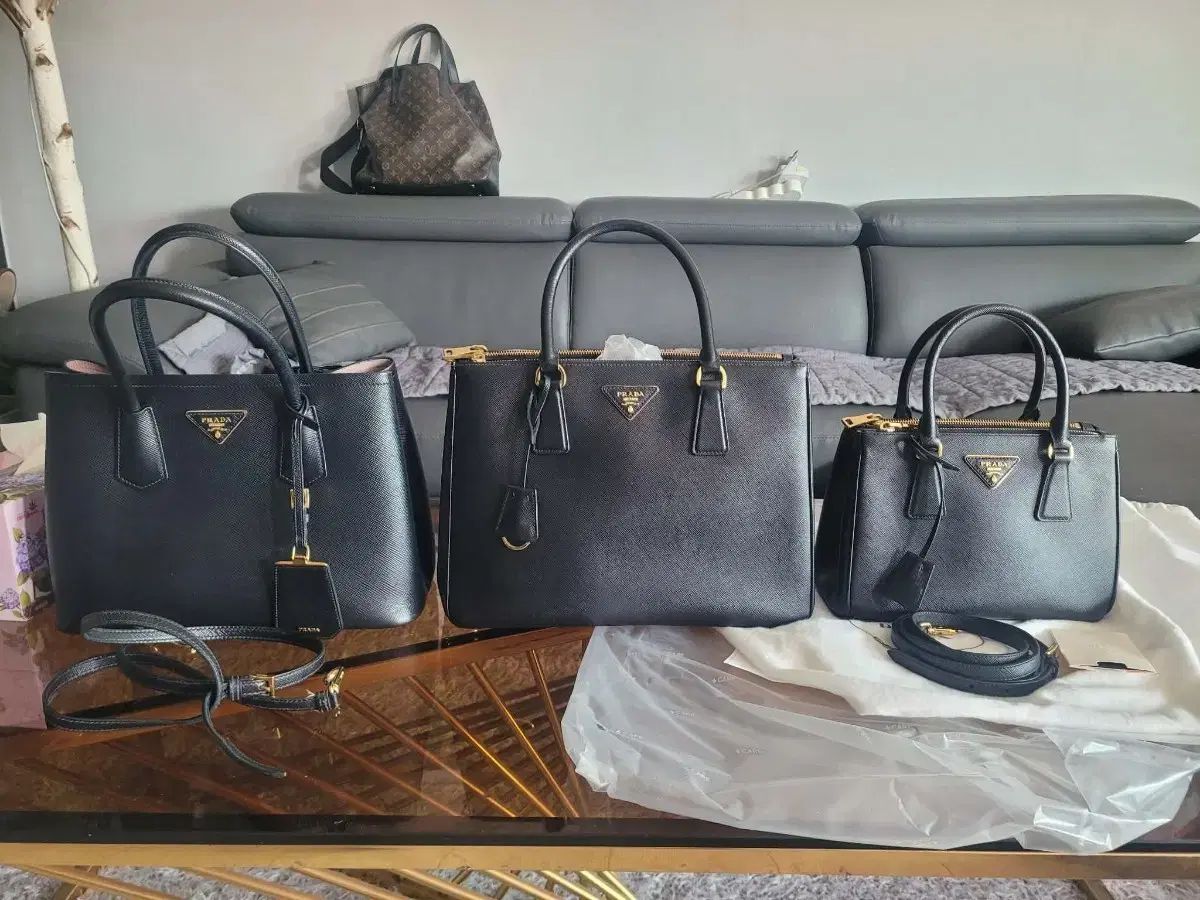 PRADA プラダ サフィアーノ 3サイズ ブラック 正規品 まとめ売り時 1個価格400