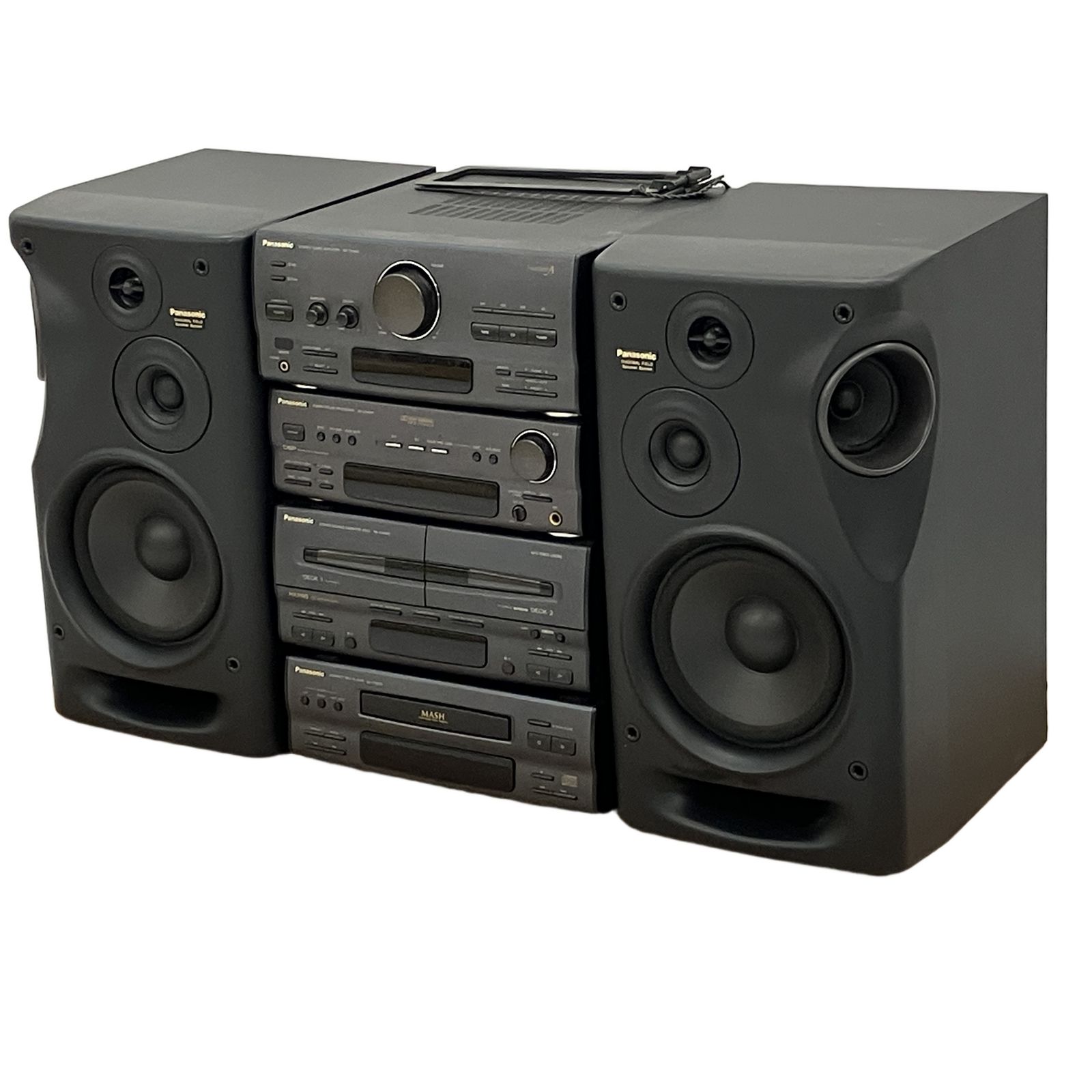 Panasonic SC-CH950 システムコンポ CDプレイヤー カセットデッキ スピーカー パナソニック オーディオ機器 音響機材 ジャンク C11342416