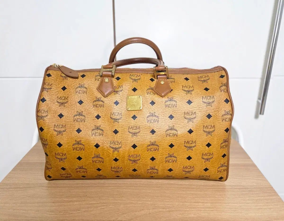 MCM エム シー エム 正規品 トゥー バッグ ボストンバッグ L サイズ(旅行用)