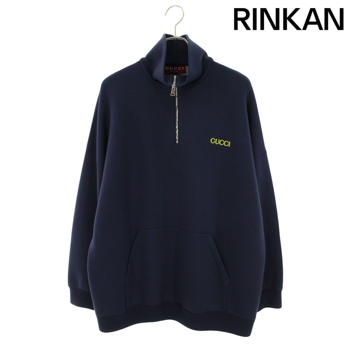 グッチ 25SS 814583 XJG10 フロントロゴハーフジップブルゾン メンズ L