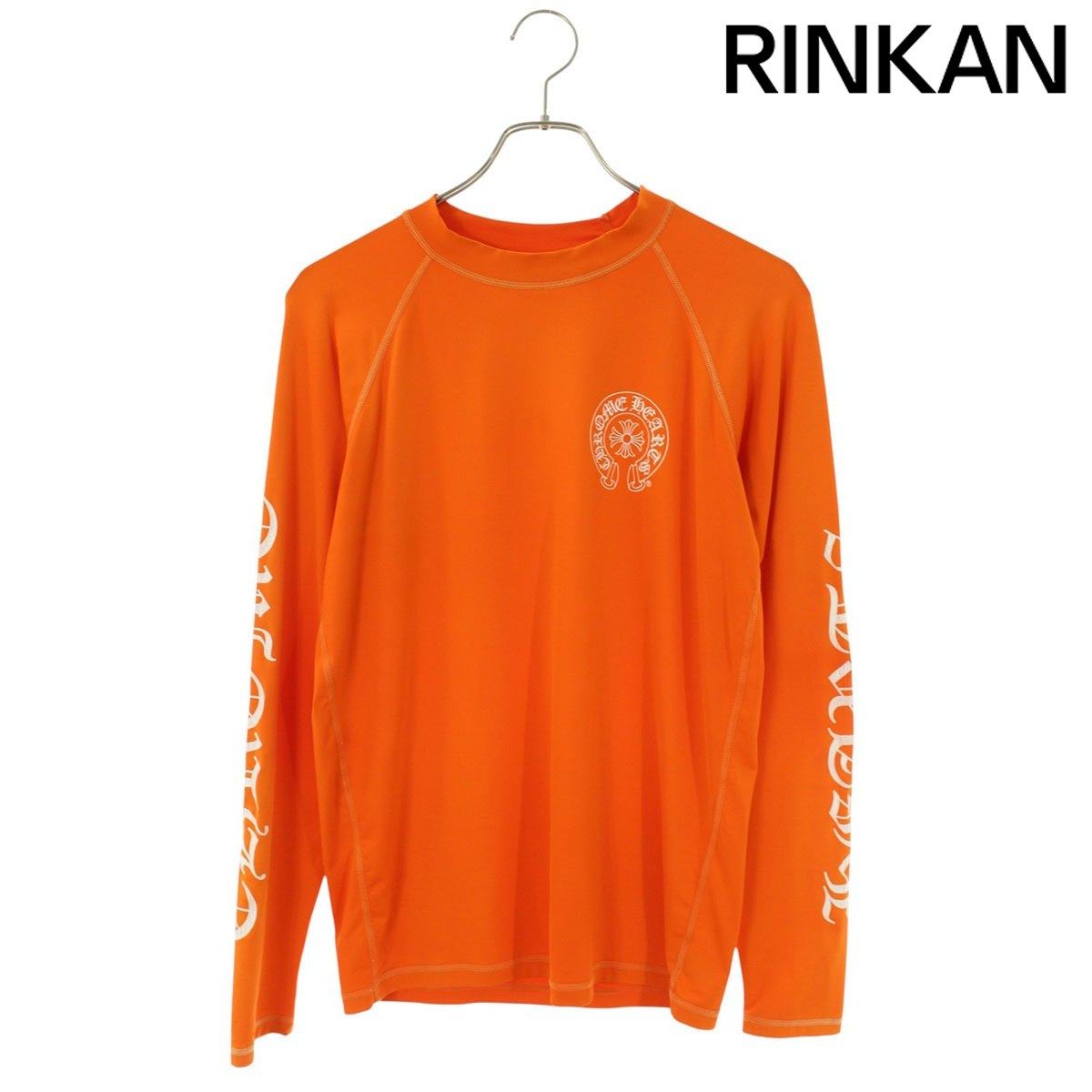 クロムハーツ L/S Rash Guard 袖ロゴプリントラッシュガード長袖カットソー メンズ M