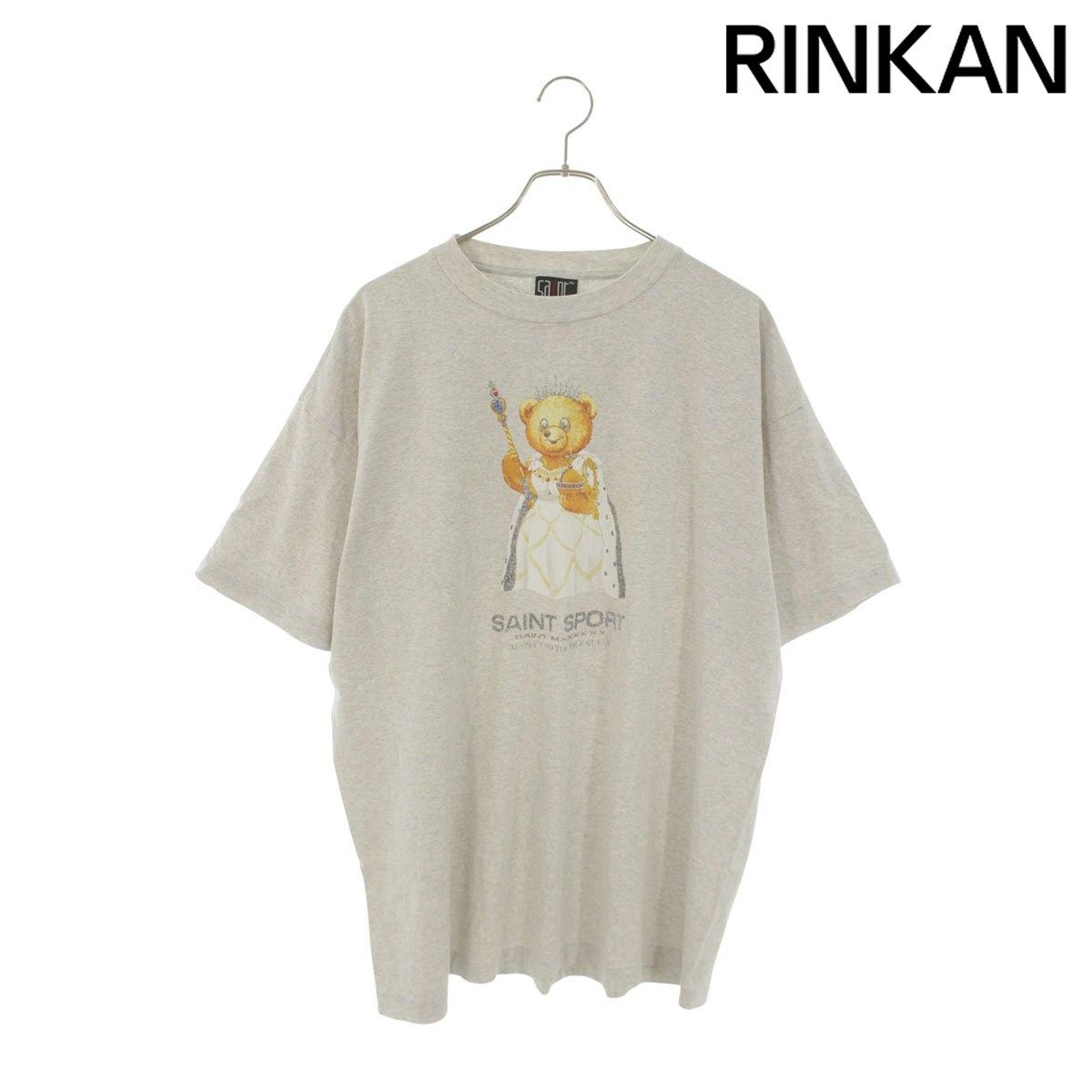 セントマイケル 24SS SM-YS8-0000-013 SAINT SPORT ベアプリントTシャツ メンズ XL