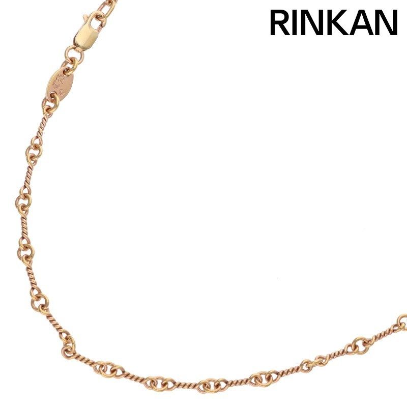 クロムハーツ 22K NECKCHAIN T24/ツイストチェーン24inch ゴールドネックレス メンズ 24inch