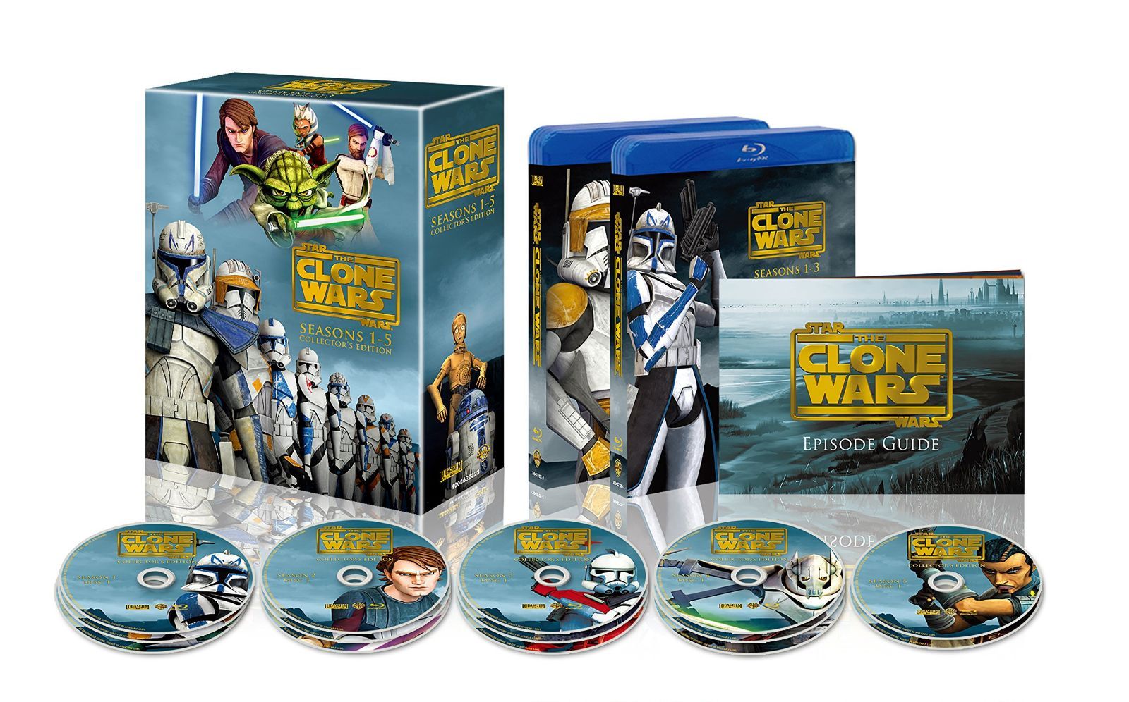 スター・ウォーズ:クローン・ウォーズ シーズン1-5 コンプリート・セッ ト(14枚組) [Blu-ray]