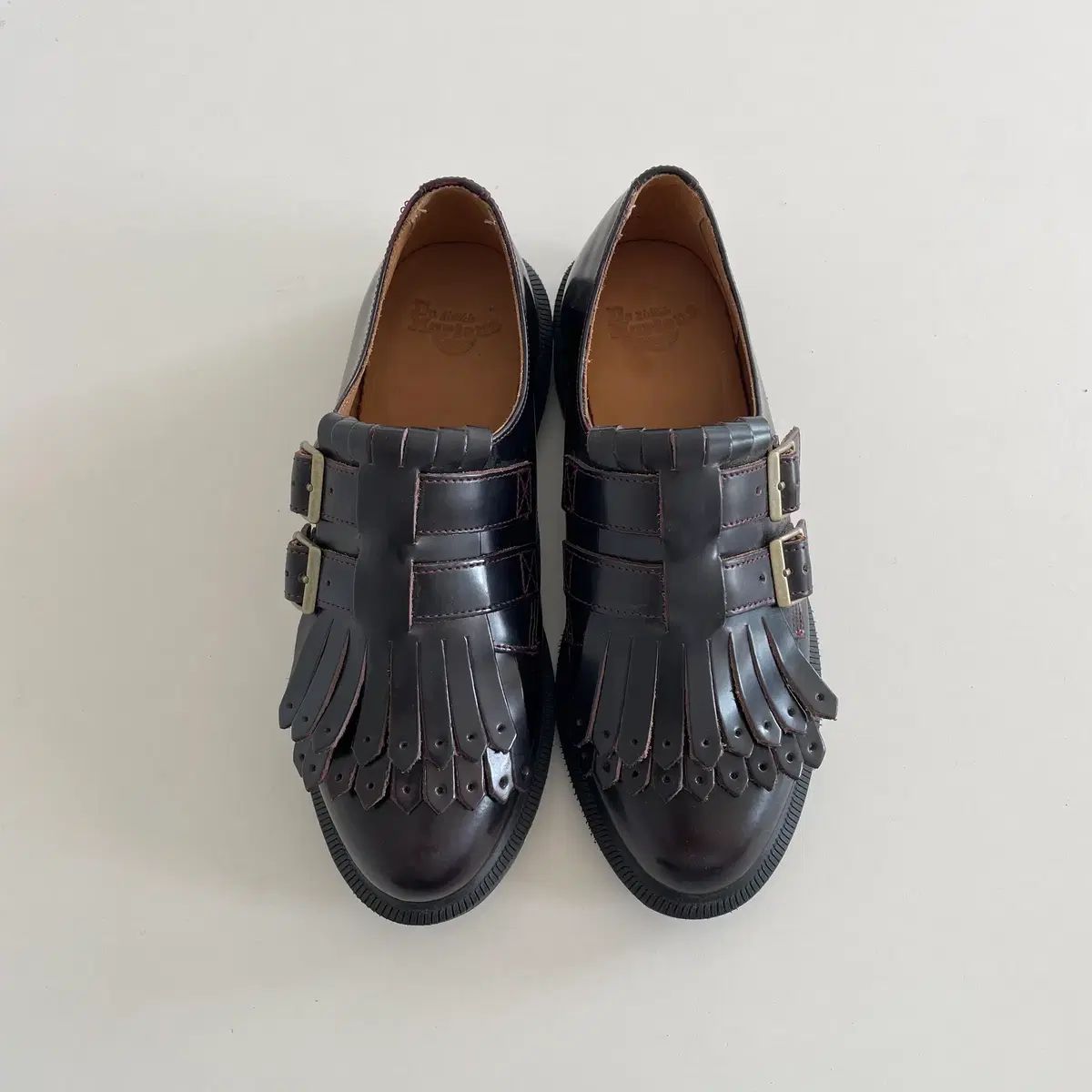 DR. MARTENS ドクターマーチン エルラリア ダブル モンク ストラップ シューズ ローファー 靴