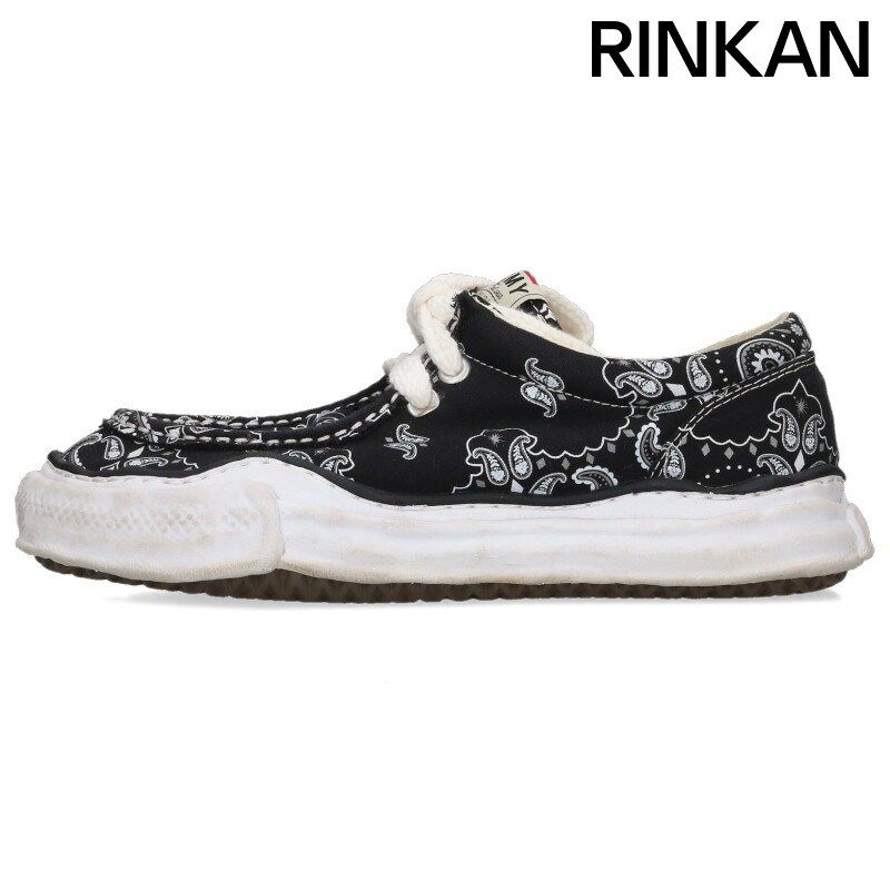 ミハラヤスヒロ BANDANA MOCCA/A06FW714 バンダナ柄キャンバスボリュームソールスニーカー メンズ 42