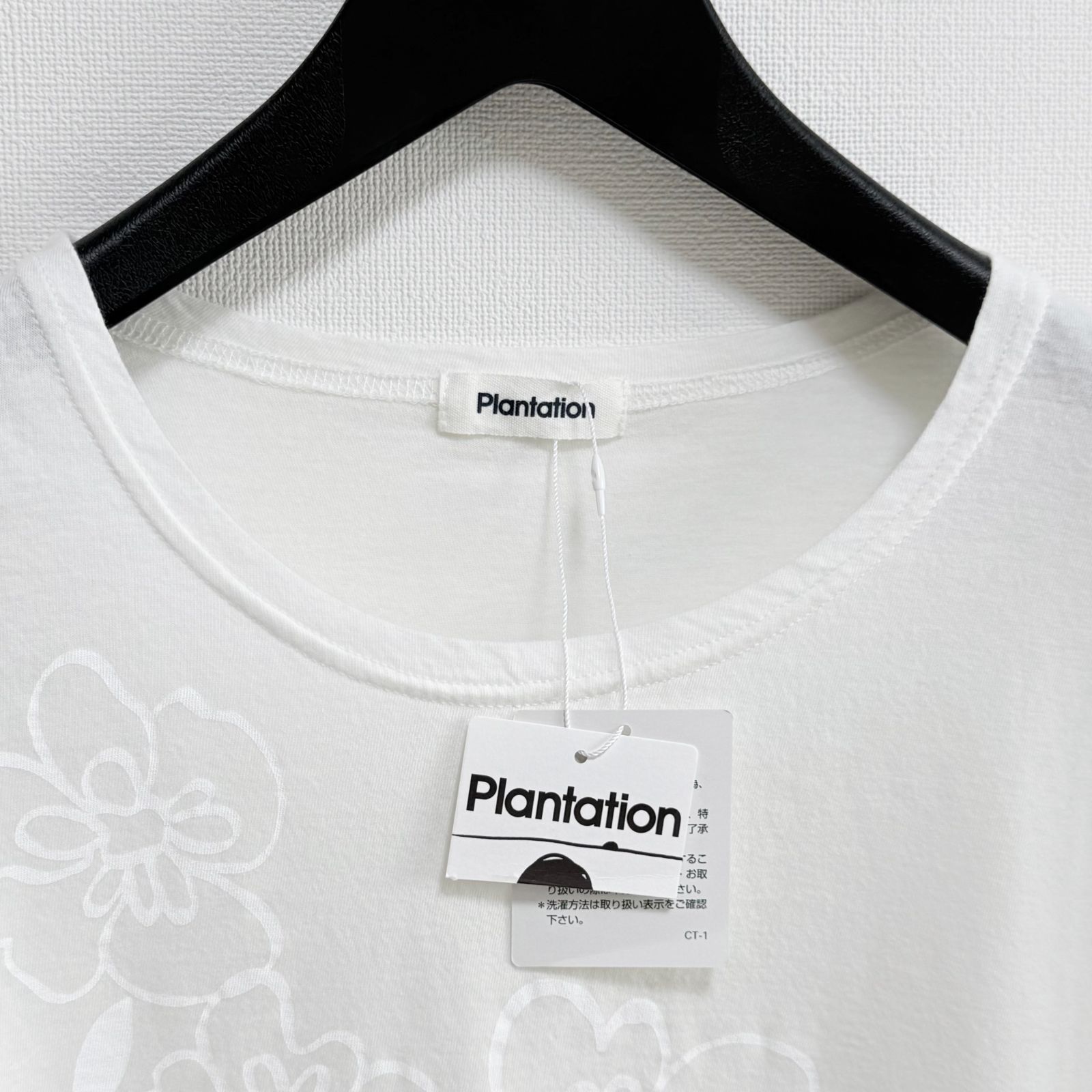 ◇タグ付き◇ Plantation プランテーション 花柄プリントTシャツ 半袖 