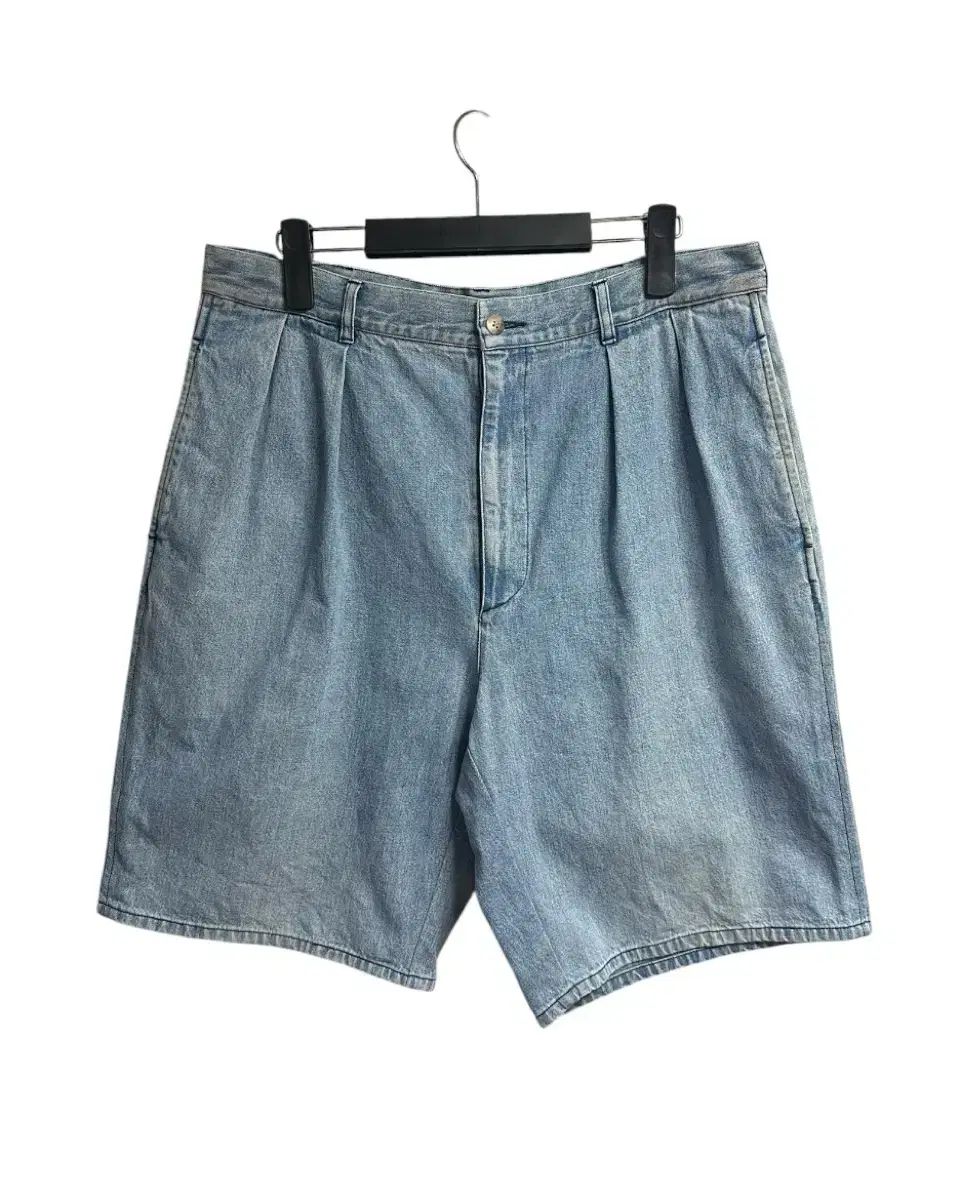 ポロ ラルフローレン ツータック ワイド バミューダフィット デニムショートパンツ 34 size