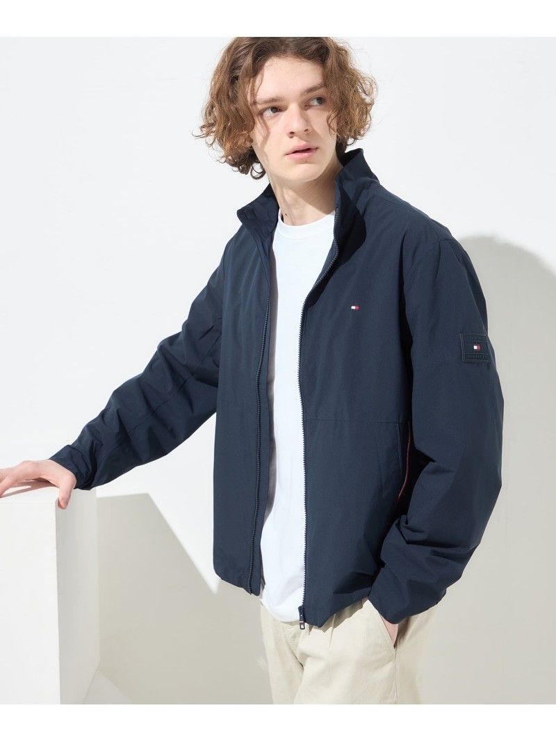 6031 【タグ付き】TOMMY HILFIGER 2025年モデル スウィングトップ Mサイズ タグ付き ネイビー ブルゾン ジャケット トミーヒルフィガー