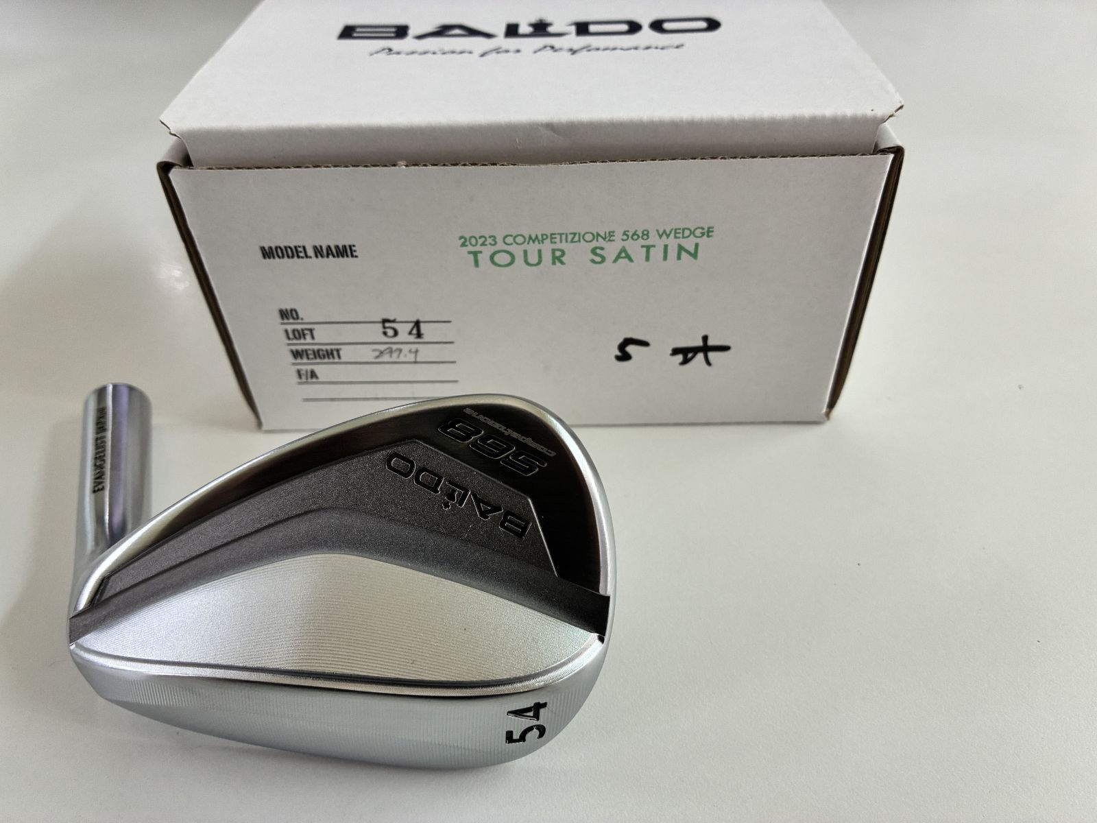バルド BALDO 2023 568 シルバー 54度 ヘッド単品 新古品