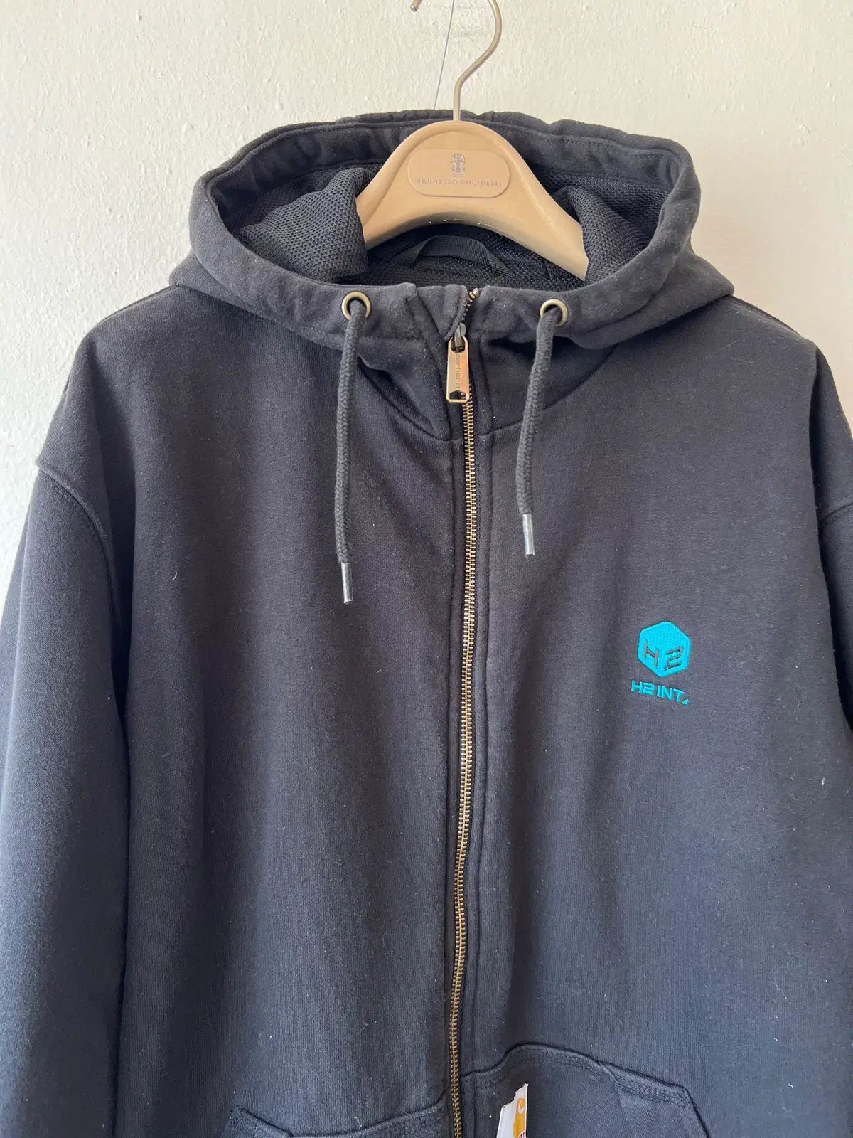 Carhartt カーハート メンズ ブラック レインディフェンダー ジップアップ アウター M