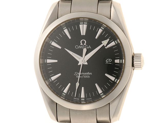 OMEGA オメガ ウォッチ シーマスター アクアテラ 時計 2518.50 腕時計 ステンレス ブラック クオーツ メンズ【中古】471