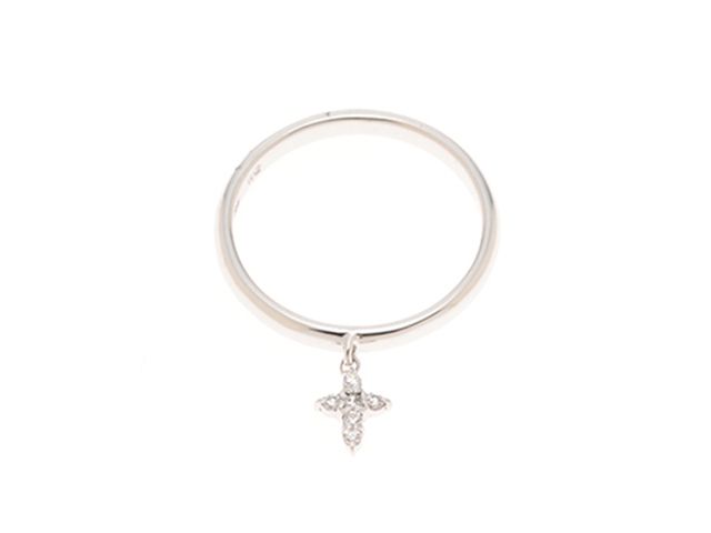 JEWELRY ジュエリー ジュエリー K18WG/D/2.2g/#11【205】 貴金属･宝石 ﾘﾝｸﾞ リング・指輪 K18ホワイトゴールド K18WG/ダイヤモンド シルバー色 シルバー色 -刻印 レディース【中古】