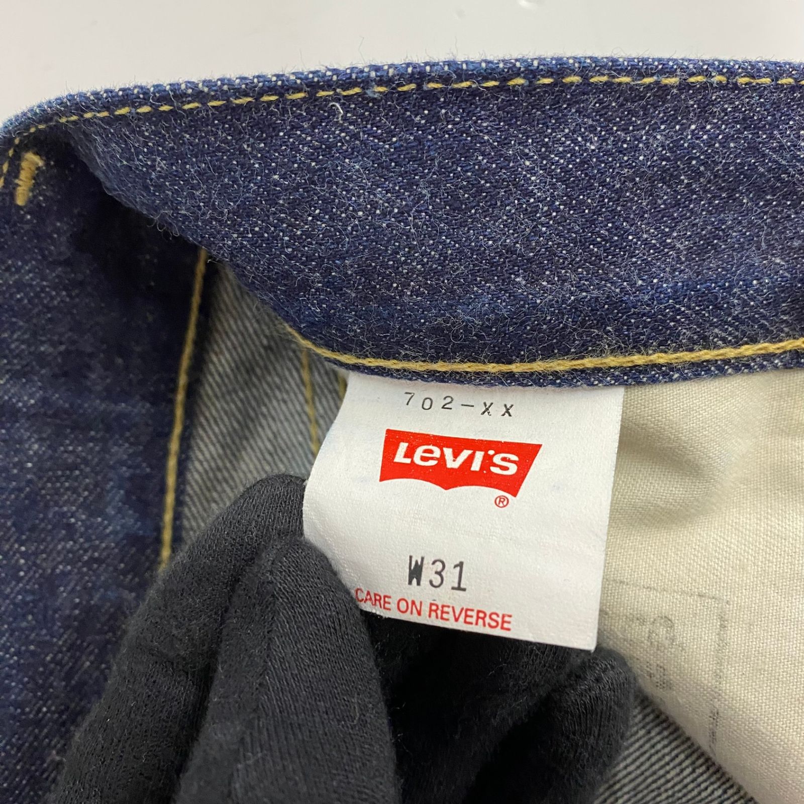 リーバイス Levi's 00's 702XX BIG E 日本製 赤耳 復刻 濃紺 デニム
