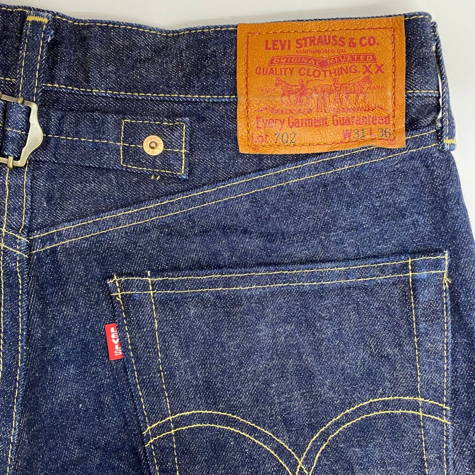 リーバイス Levi's 00's 702XX BIG E 日本製 赤耳 復刻 濃紺 デニム